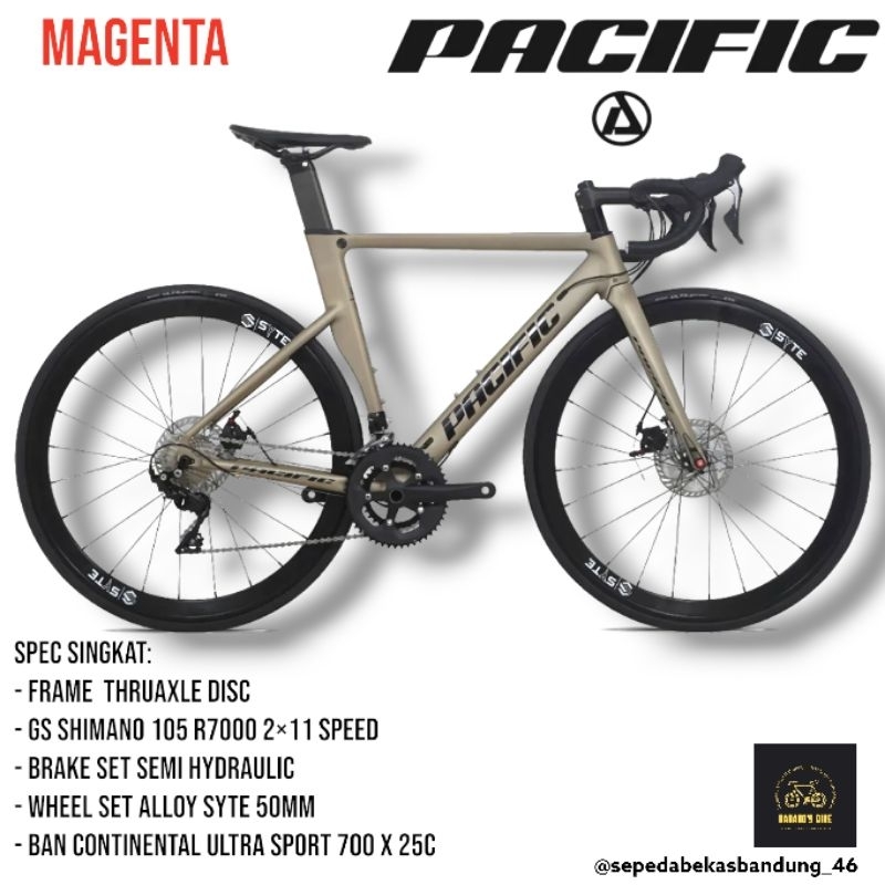 Roadbike/Sepeda Balap Pacific Magenta
