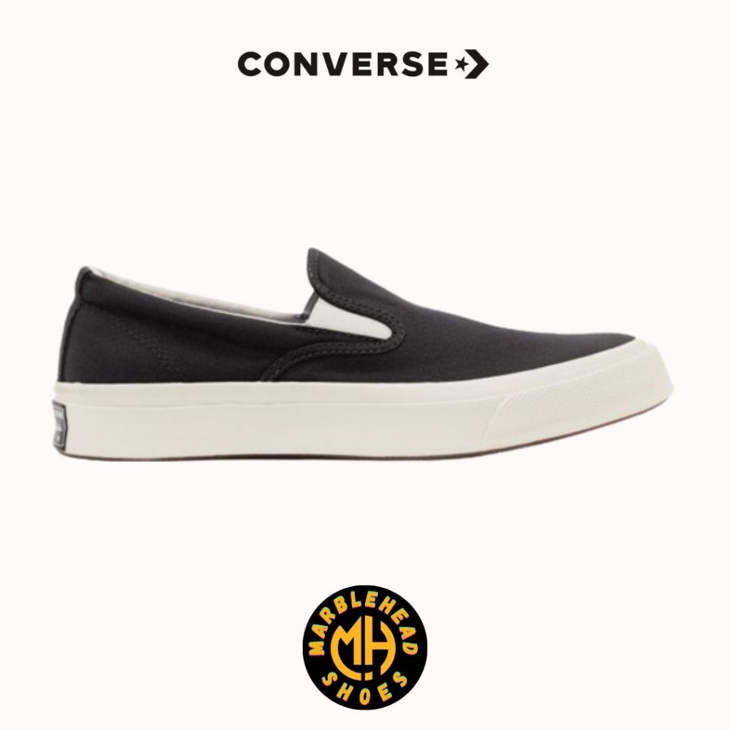 Sepatu Sneakers Converse Slip On Deck Star 67 Black White 100% Original BNIB