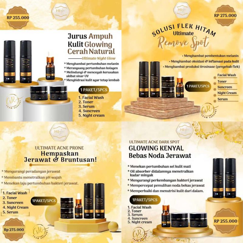 HI GLOW SKINCARE ORIGINAL (GLOW,REMOVE,ACNE,DARK SPOT,ACNE)