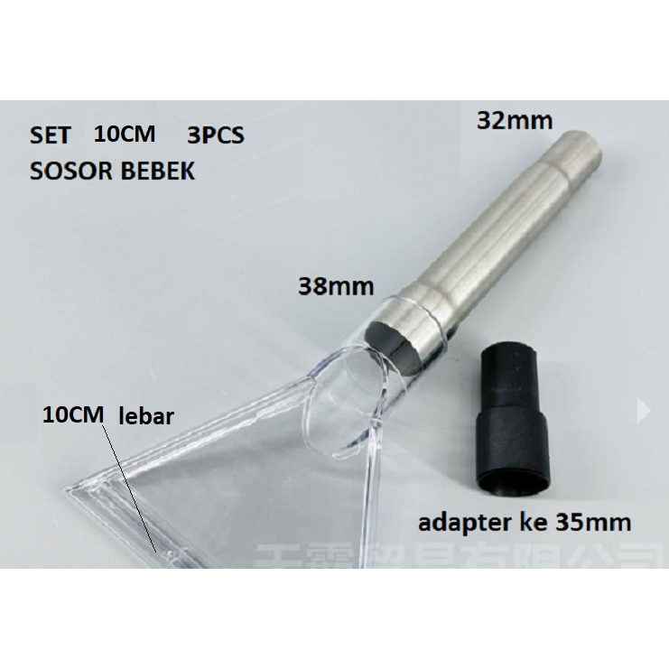 Swivel Cocor Bebek Bening Vacuum Cleaner Sofa Carpet Brush Wet Dry