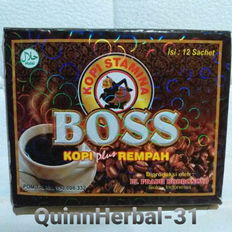 

BOSS KOPI plus REMPAH 100%Original