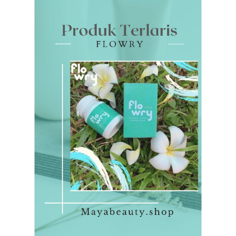FLOWRY WHITENING CAPSULE/SUPLEMEN PEMUTIH BADAN ORIGINAL