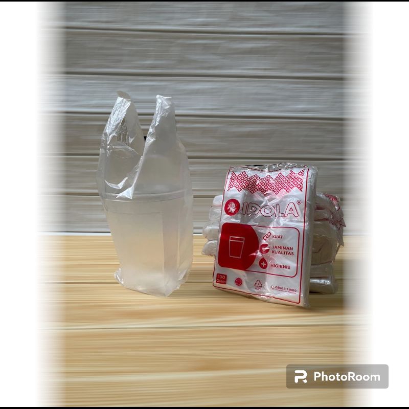 Kantong Plastik Gelas / Kantong Kresek Kecil Kantong Gelas Warna Warni