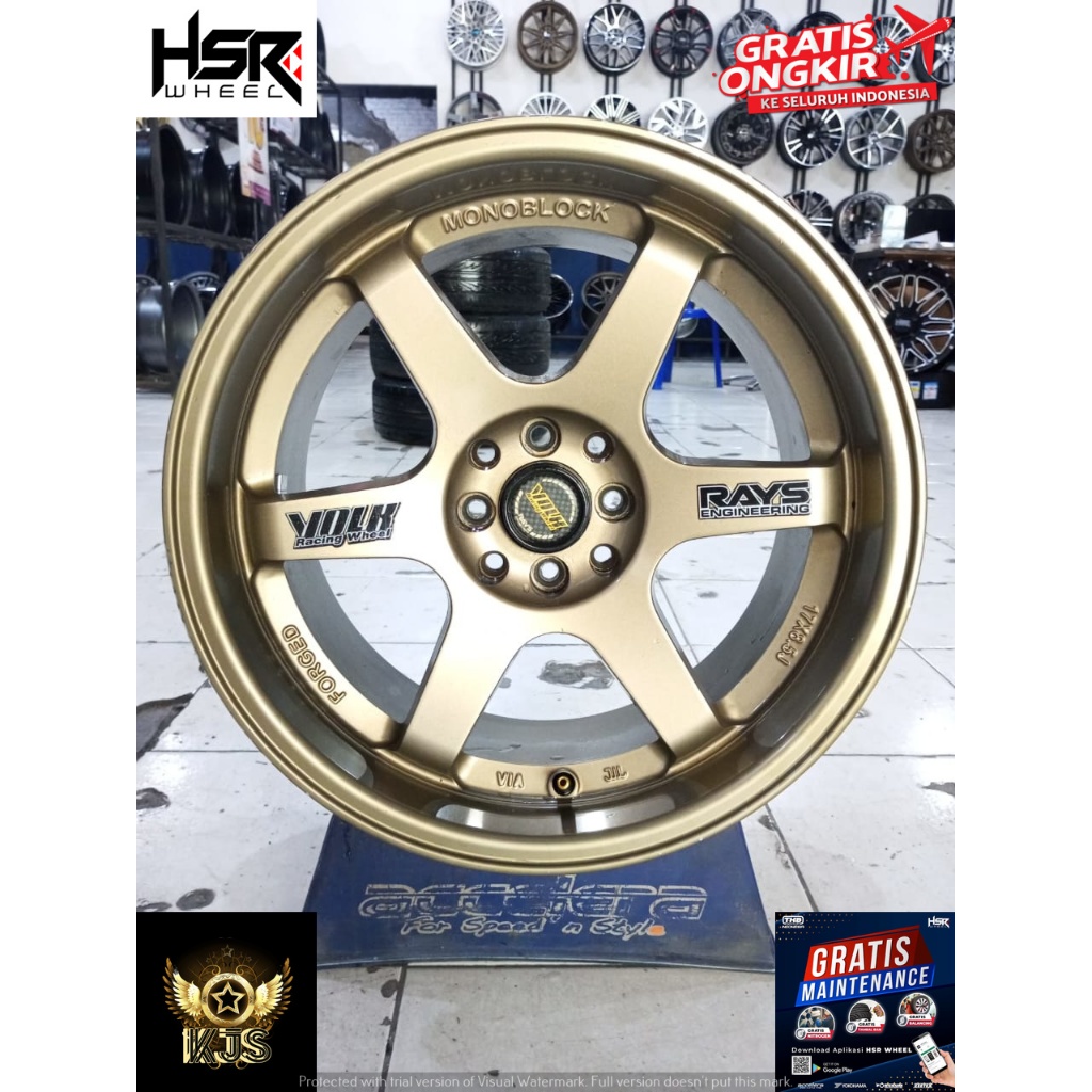 MENJUAL VELG RACING SECOND TERMURAH BERKUALITAS BUAT MOBIL YARIS JAZZ FREED MOBILIO SWIFT RAIZE XENI
