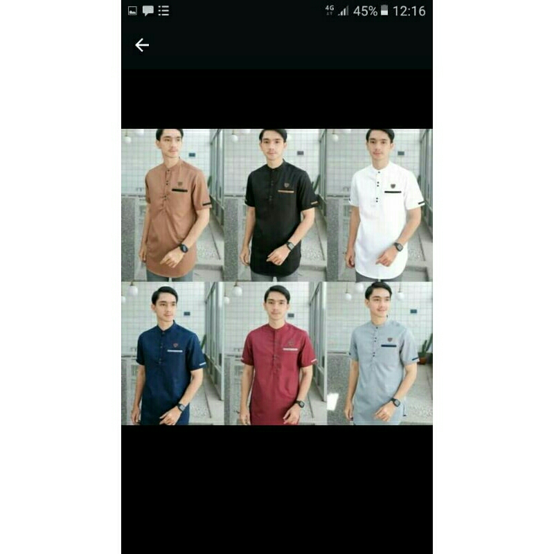 Koko kurta semi jubah 3/4