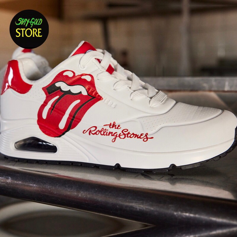 Skechers Uno x Rolling Stone LIMITED EDITION White - ORIGINAL