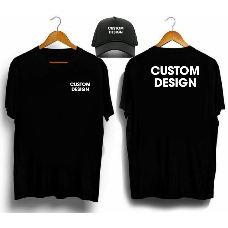 KAOS CUSTOM DESAIN BEBAS FREE TOPI || DESAIN SUKA SUKA || DTF PRINTING