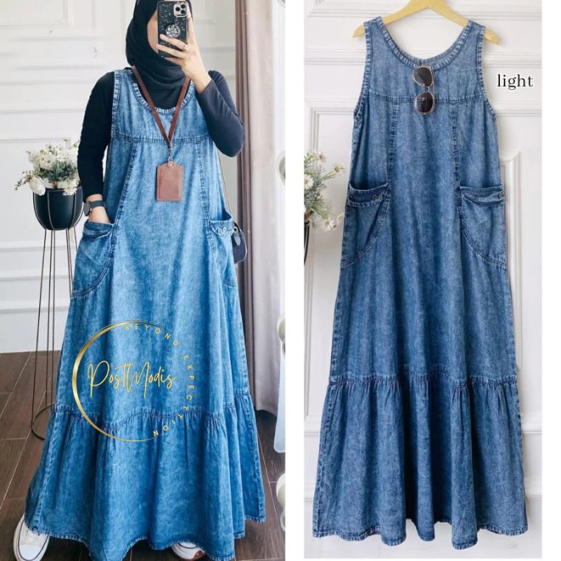 OVErall jeans wanita GAMIS