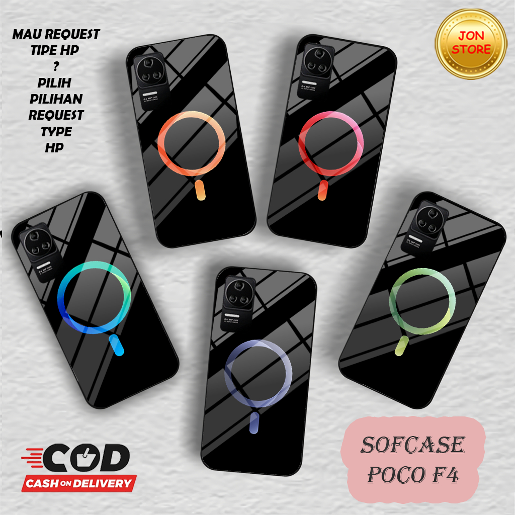 (QR 20) Sofcase Glossy -Case-Silikon CASING XIAOMI POCO F4 OPPO RENO 8T 4G 5G OPPO A57 2022 A77S OPO