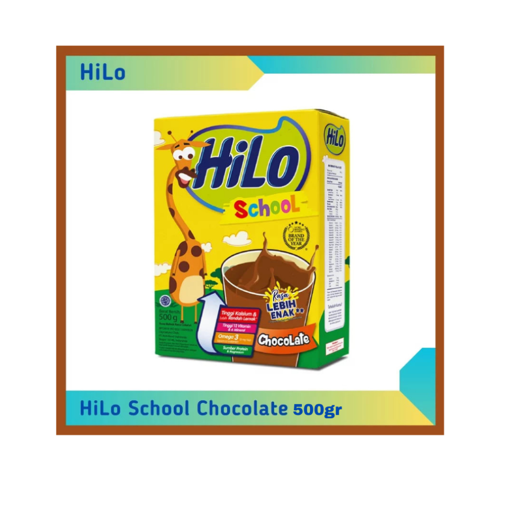 

HiLo School Coklat 500gr Susu Tinggi Kalsium