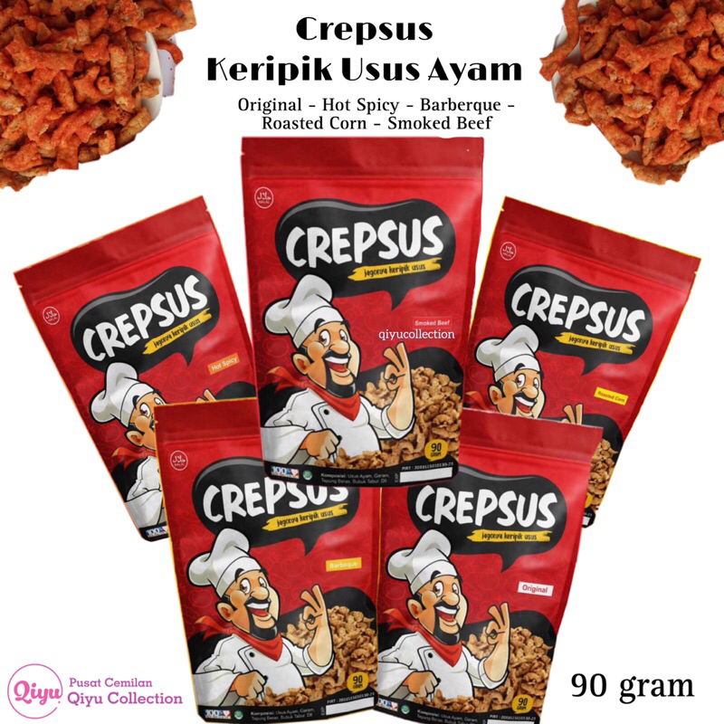 

CREPSUS KRIPIK USUS AYAM MURAH - Keripik Usus Enak - Cemilan Crepsus