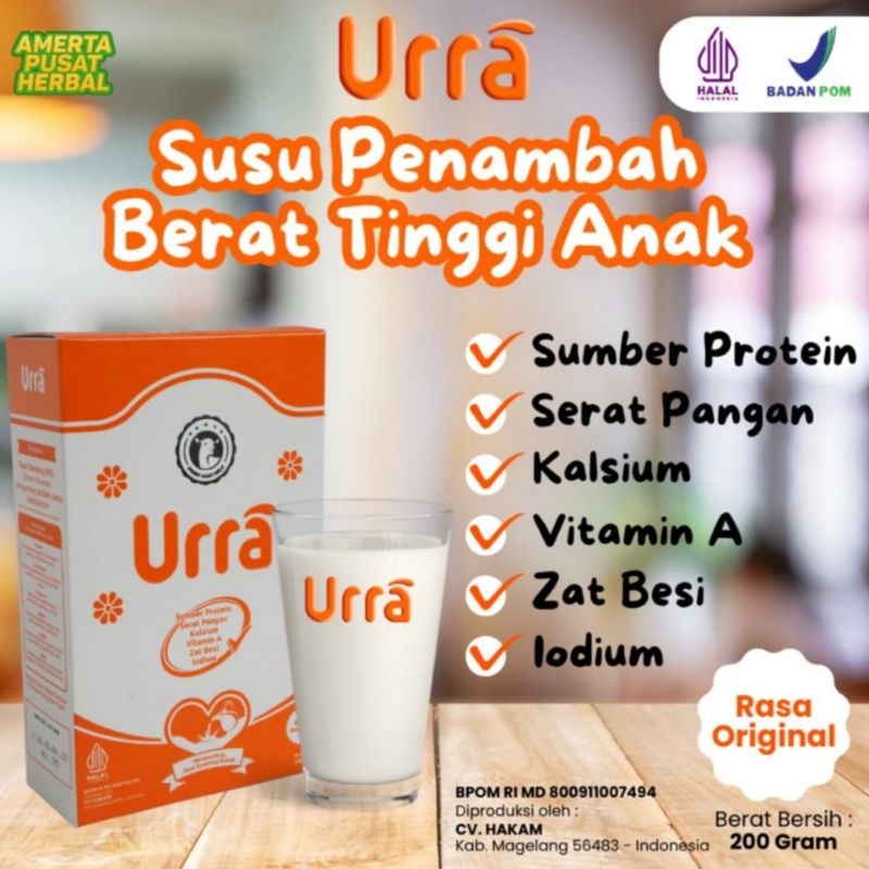 

Susu Urra - Susu Penambah Berat Badan & Tinggi Anak Susu Kambing Premium Quality