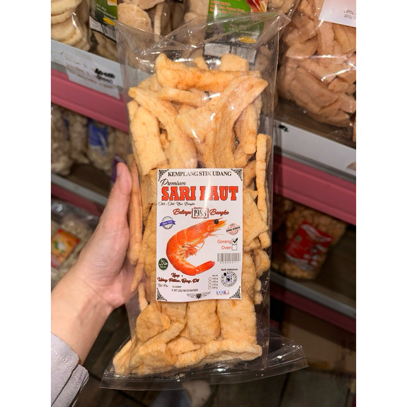 

KEMPLANG STIK UDANG SARI LAUT PREMIUM//MAKANAN BANGKA//OLEH-OLEH KHAS BANGKA//