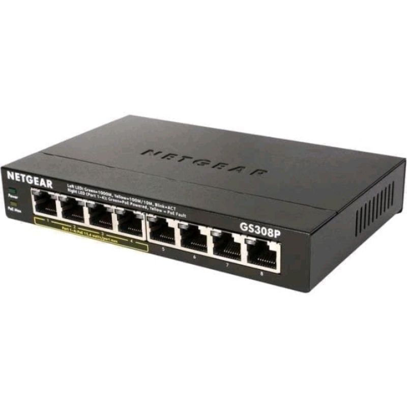 Netgear 8-Port Gigabit Plus Switch GS108E Ethernet Switch