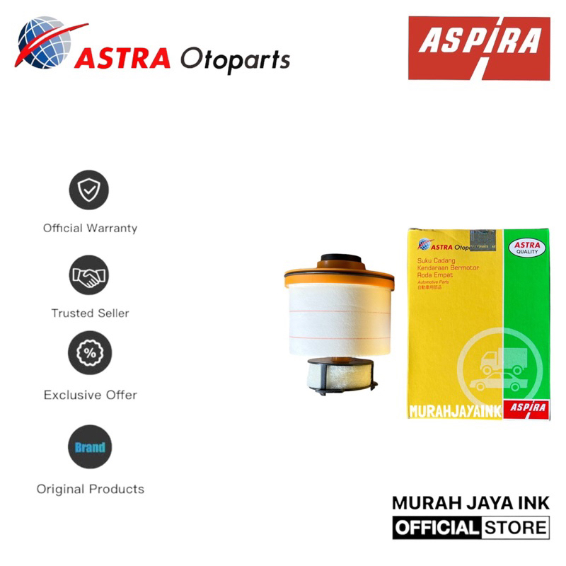 Filter Solar / Fuel Filter ASPIRA TOYOTA INNOVA REBORN HILUX FORTUNER ORIGINAL