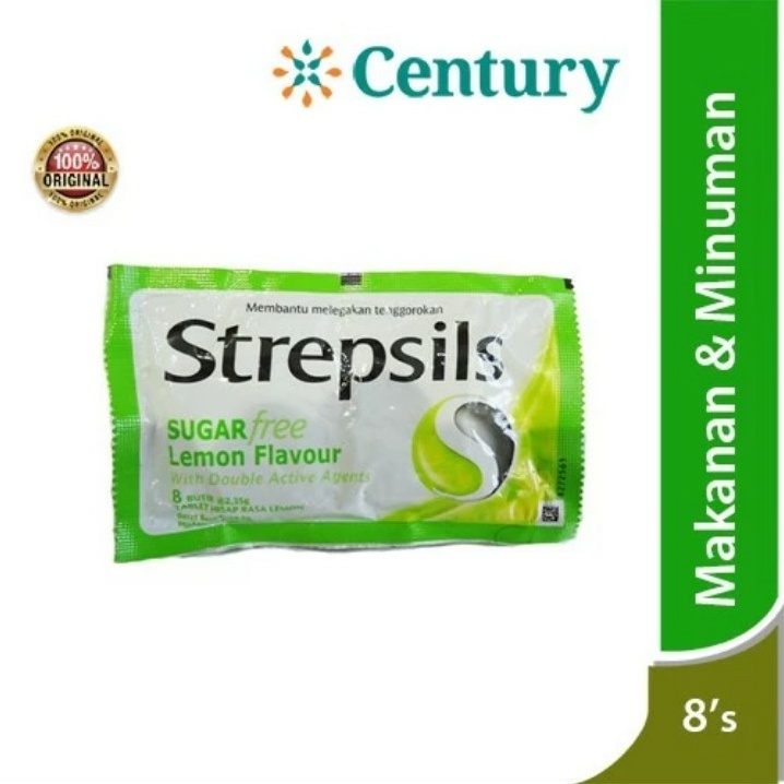 

Strepsils Sugar Free Lemon 1x8's