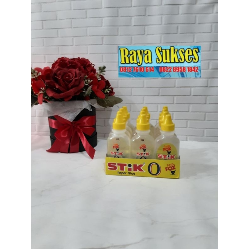 

Lem Fox Stik O Bening Transparant/Lem Cair/Lem Kertas/Paper Glue 60 grm