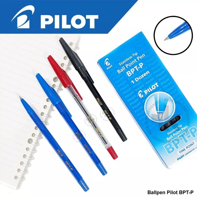 

BOLPEN PILOT BPTP HITAM / ISI 12 PCS