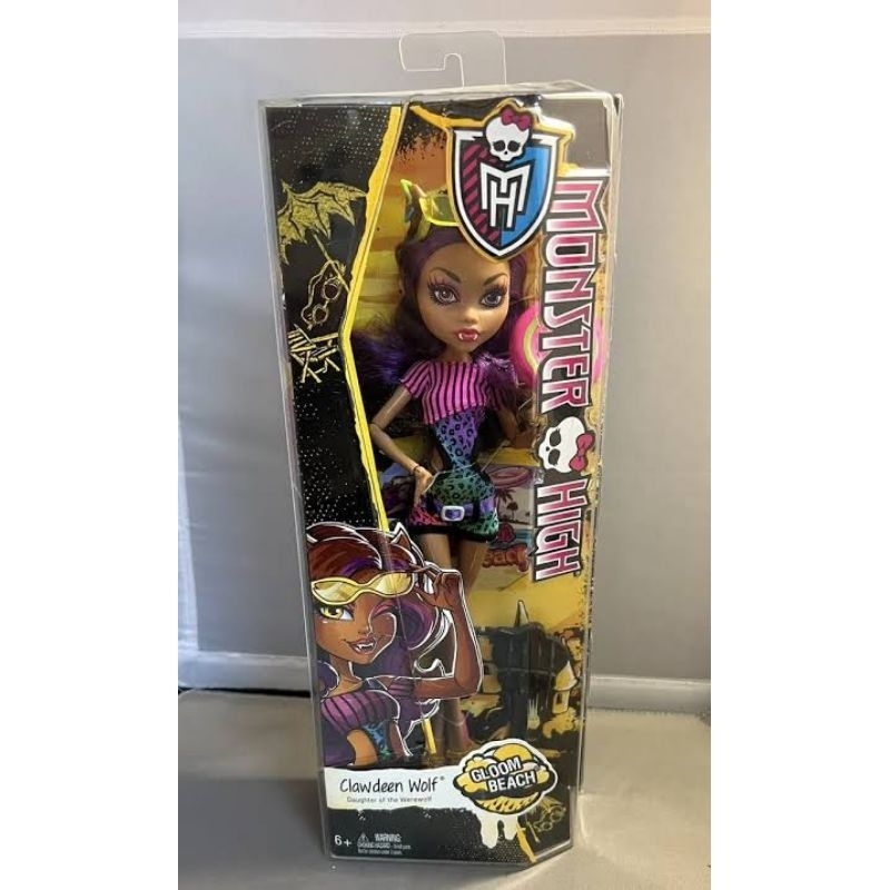 Boneka monsterhigh clawdeen gloom beach