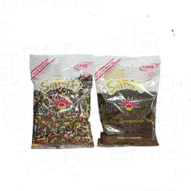 

L' Agie Mesis Safari Rainbow// Cokelat 100gr 250gr