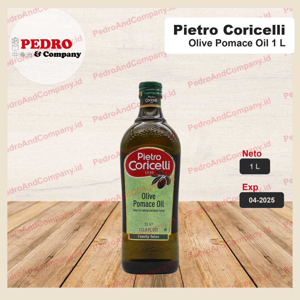 

Pietro coricelli olive pomace oil 1 liter - minyak zaitun pomace