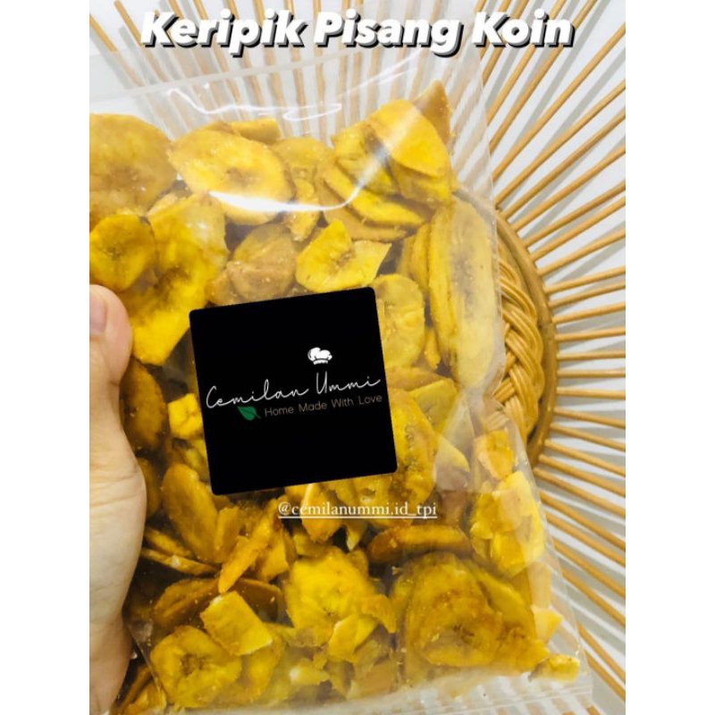 

Keripik Pisang Koin / Cemilan Enak Premium 250gr