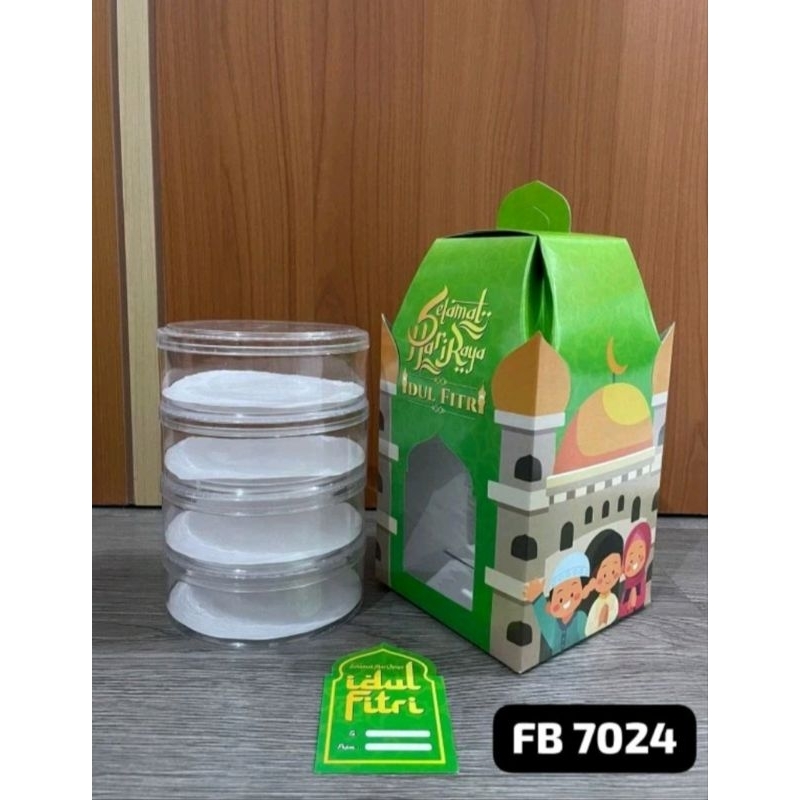 

10 pcs Kardus parcel dos kue lebaran hari raya idul fitri 4 toples 250 gram 250gra kardus kotak