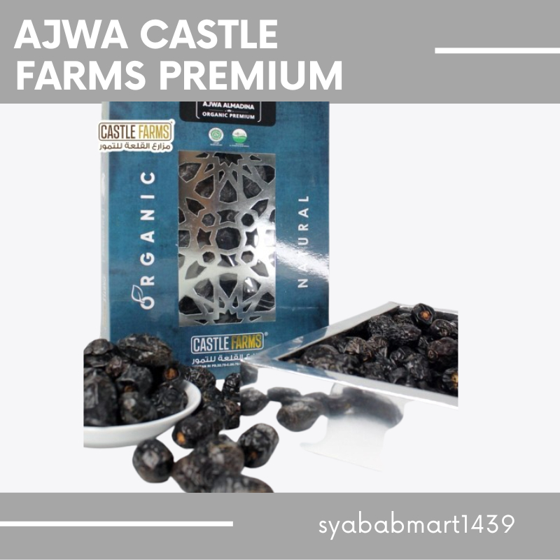 

Kurma Ajwa Castle Farm 500 Gram Premium Organic / Kurma Ajwa Organik