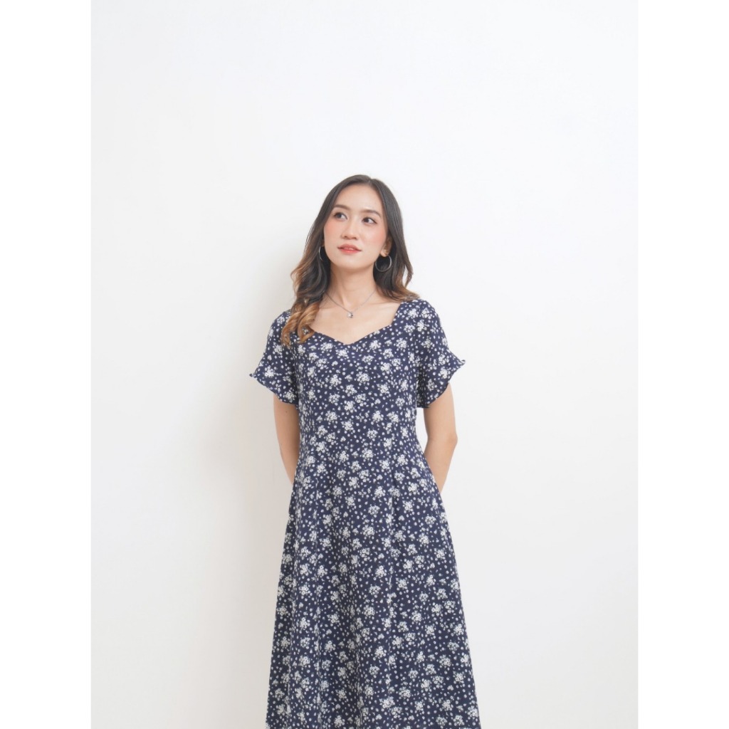 FLORAL DRESS | DRESS KOREAN - JAPAN | KOREAN STYLE ELEGAN