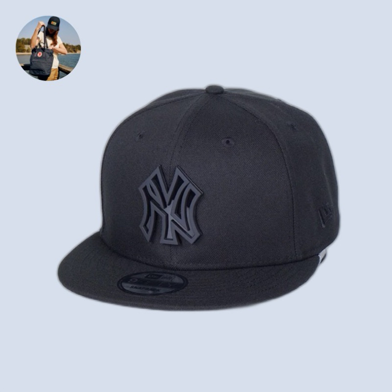 Topi New Era Original 9Fifty NY Yankees Metal Stack - Black