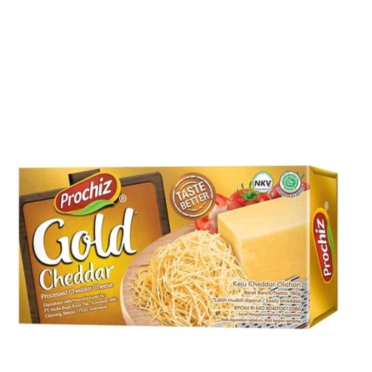 

Keju Cheddar Gold 160 gram
