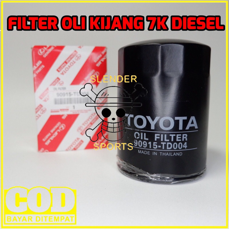 FILTER OLI 7K DIESEL - FILTER OIL KIJANG 7K LGX DIESEL 90915-TD004