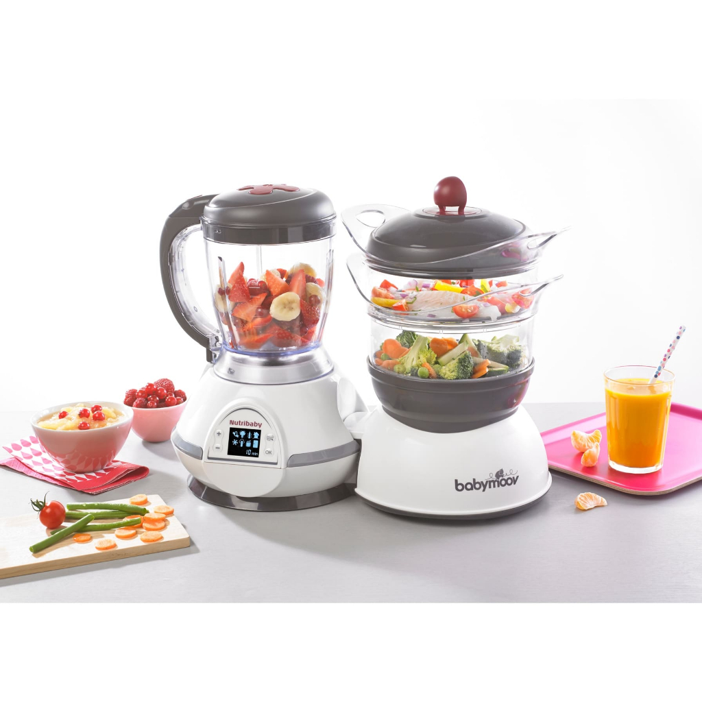 PRELOVED Babymoov Nutribaby Classic Food Prep Station (Cherry)