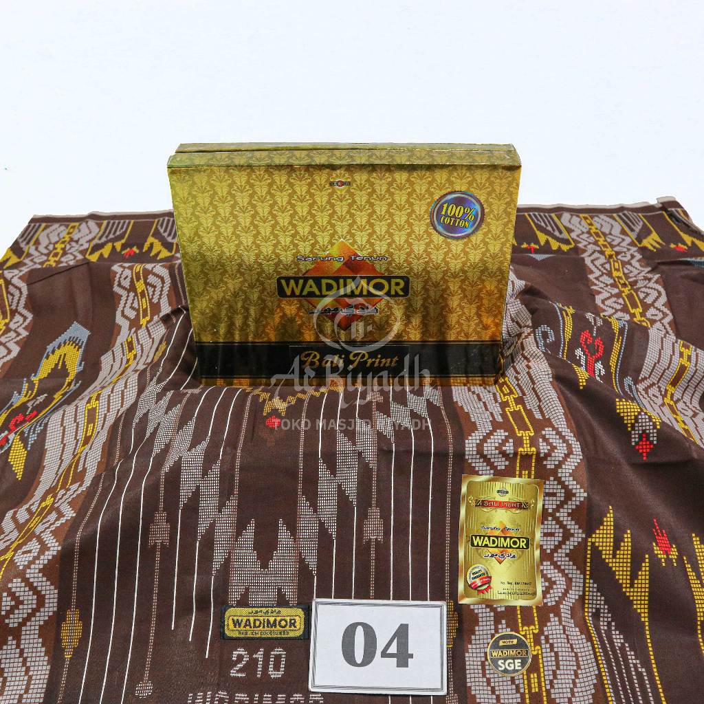 Sarung Wadimor Motif Bali Print SGE