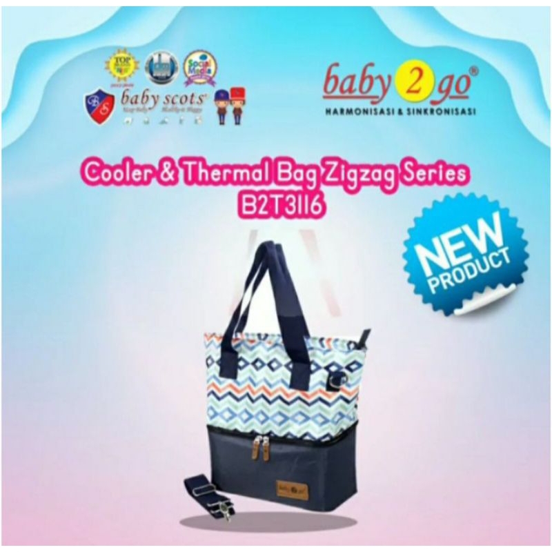 Baby 2 Go Cooler Bag And Thermal Tas Penyimpan Asi  Panas Dingin