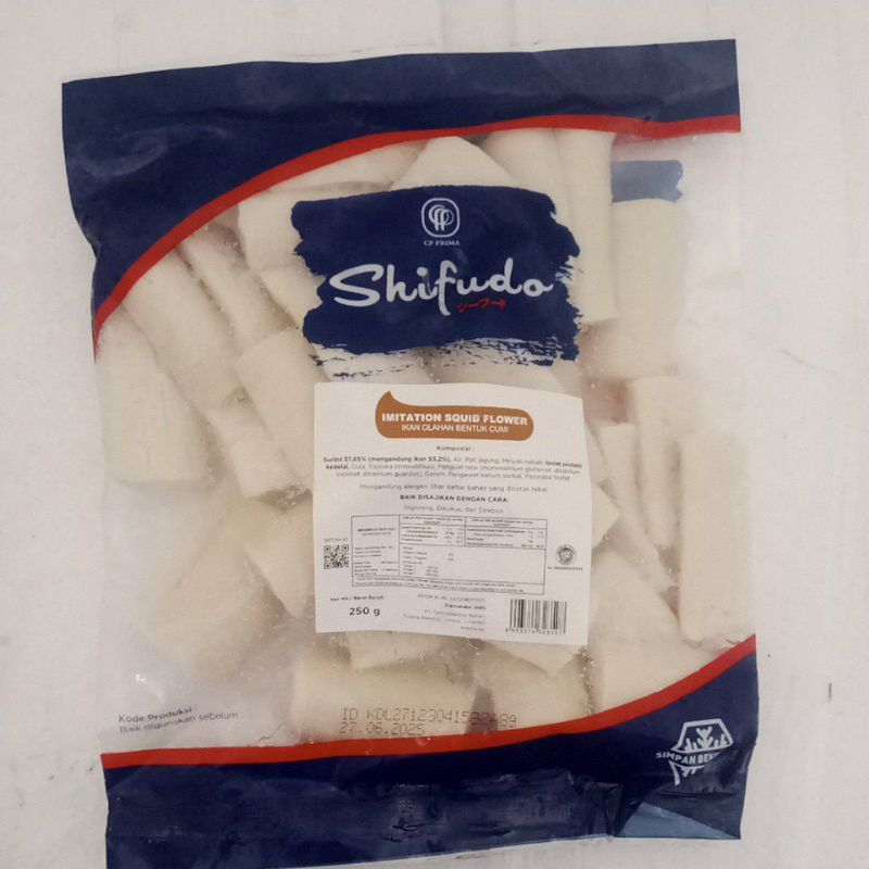 

Shifudo Kembang Cumi 250 gr (Frozen Food)