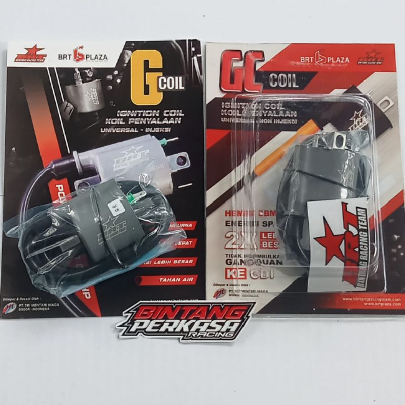 KOIL COIL BRT MOTOR INJEKSI / KARBURATOR UNIVERSAL BINTANG PERKASA RACING