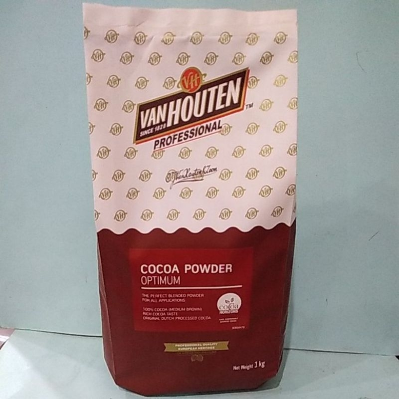 VAN HOUTEN  COCOA POWDER OPTIMUM BUBUK COKLAT REPACK 250 GR