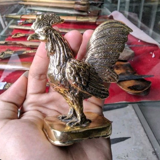 PATUNG AYAM BAHAN KUNINGAN