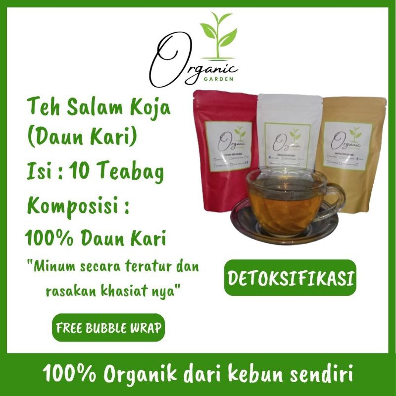 

Teh Salam Koja (Daun Kari) DETOKSIFIKASI 100% ORGANIK