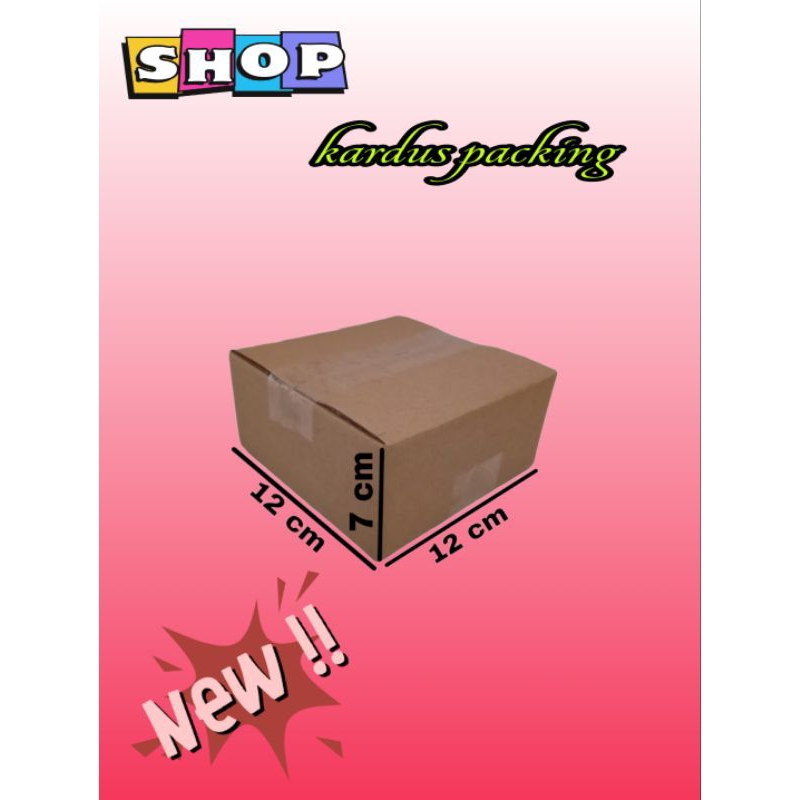 

kardus polos UK 12x12x7 kardus kecil kardus besar kardus packing