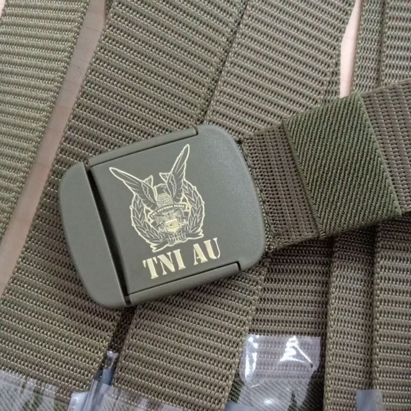 gesper tali pinggang tactical xray logo TNI AU