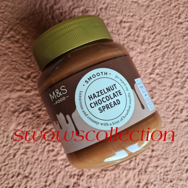 

M&S MARK MARKS & AND SPENCER SMOOTH HAZELNUT CHOCOLATE SPREAD SELAI ROTI COKLAT COKELAT