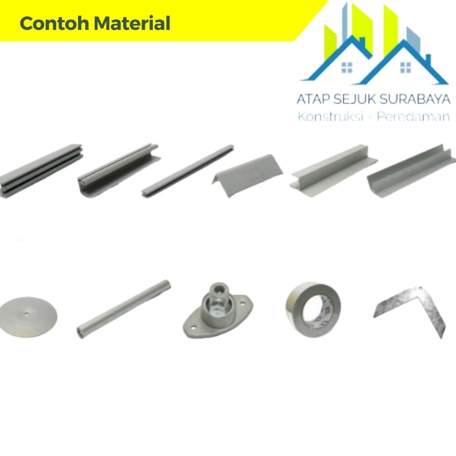 Bayonet PVC / Bayonet H Penyambung Panel PU / AC