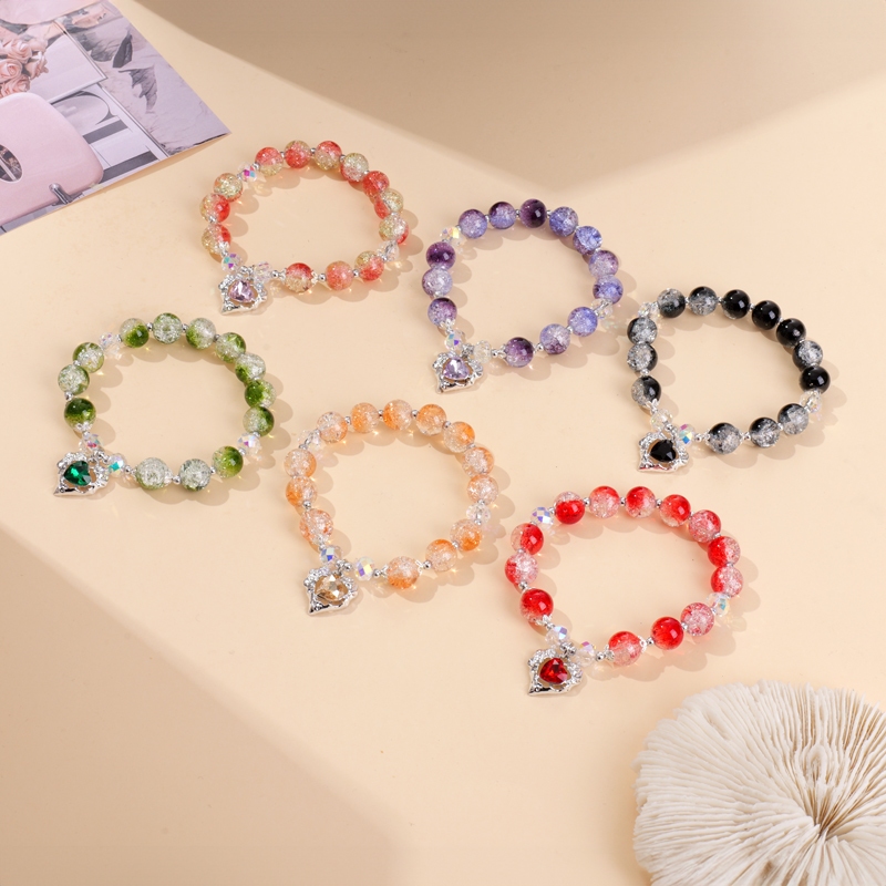 1pcs Fashionable buatan gelang cinta kristal/bor gelang cinta manik-manik/waktu dingin cincin manik-