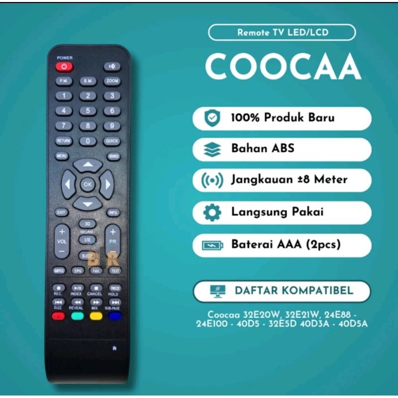 0Remot / Remote  TV COOCAA LCD LED TV Coocaa