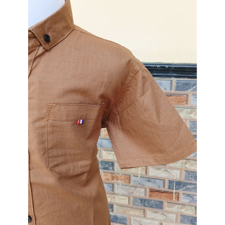 Kemeja Couple Ayah & Anak Warna Mocca (Harga Satuan)