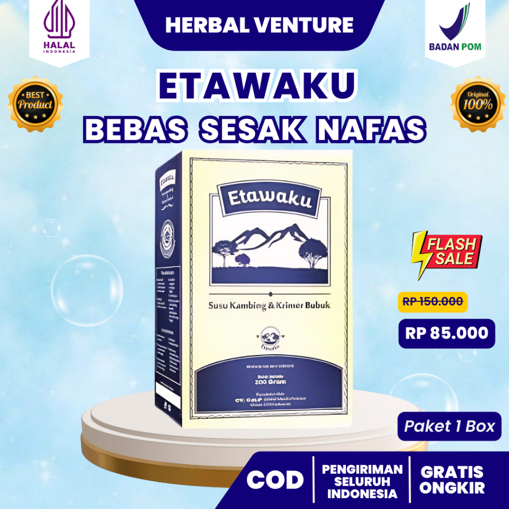 

ETAWAKU PLATINUM ORIGINAL ASLI- ETAWAKU SUSU KAMBING UNTUK BATUK PARU-PARU SESAK NAPAS LIVE STORE