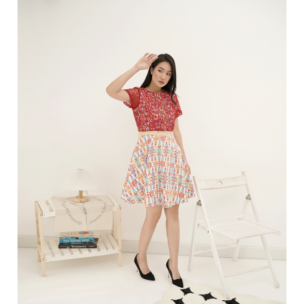 dress batik caroline kosasih