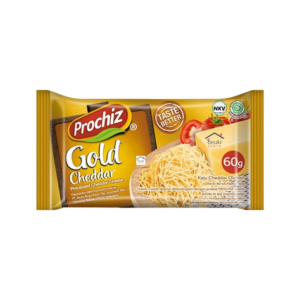 

Prochiz Gold Cheddar Keju Balok Cheddar Olahan